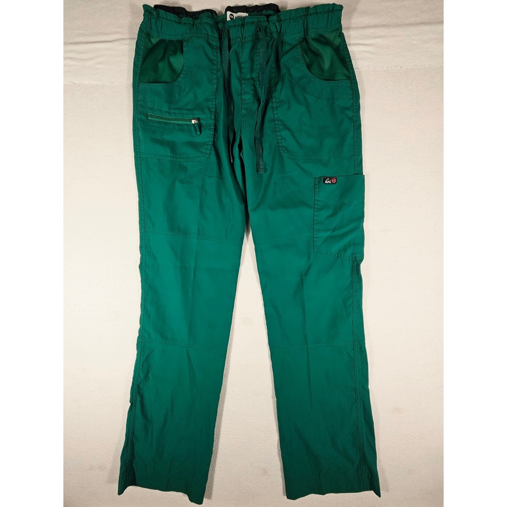 Koi Lite Peace Slim Fit Scrub Pants Green Medium Regular Style 721 Stretch